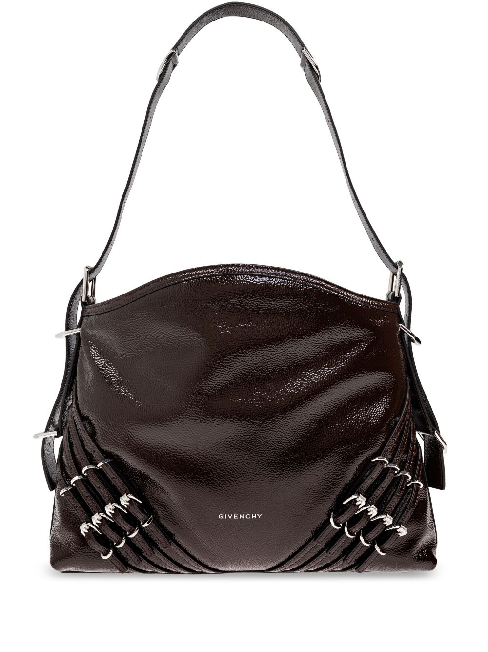 Givenchy Voyou 中号单肩包 - 褐色