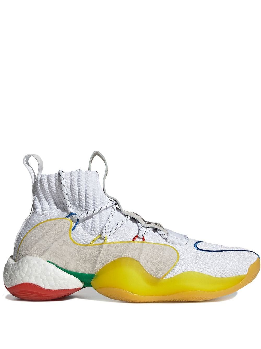 adidas Crazy BYW LVL多色运动鞋 - 白色