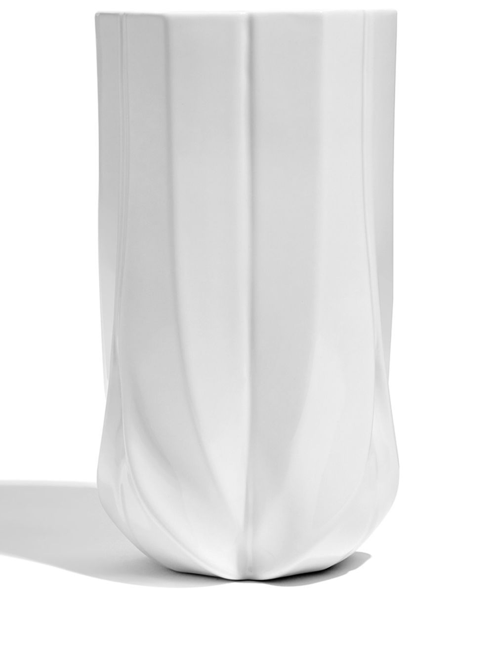 Zaha Hadid Design Braid 陶瓷瓶器 - 白色