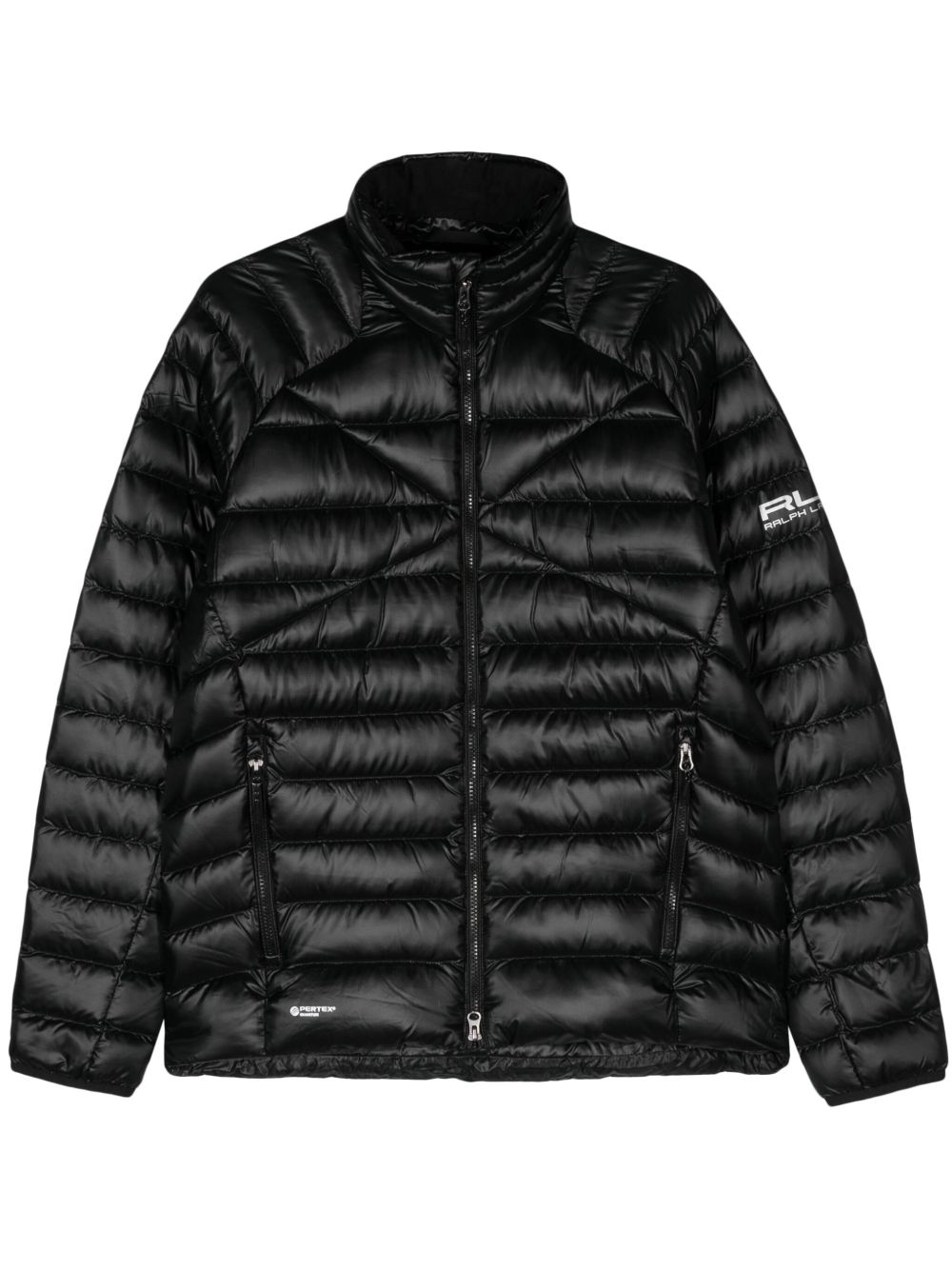 RLX Ralph Lauren logo印花绗缝夹克 - 黑色
