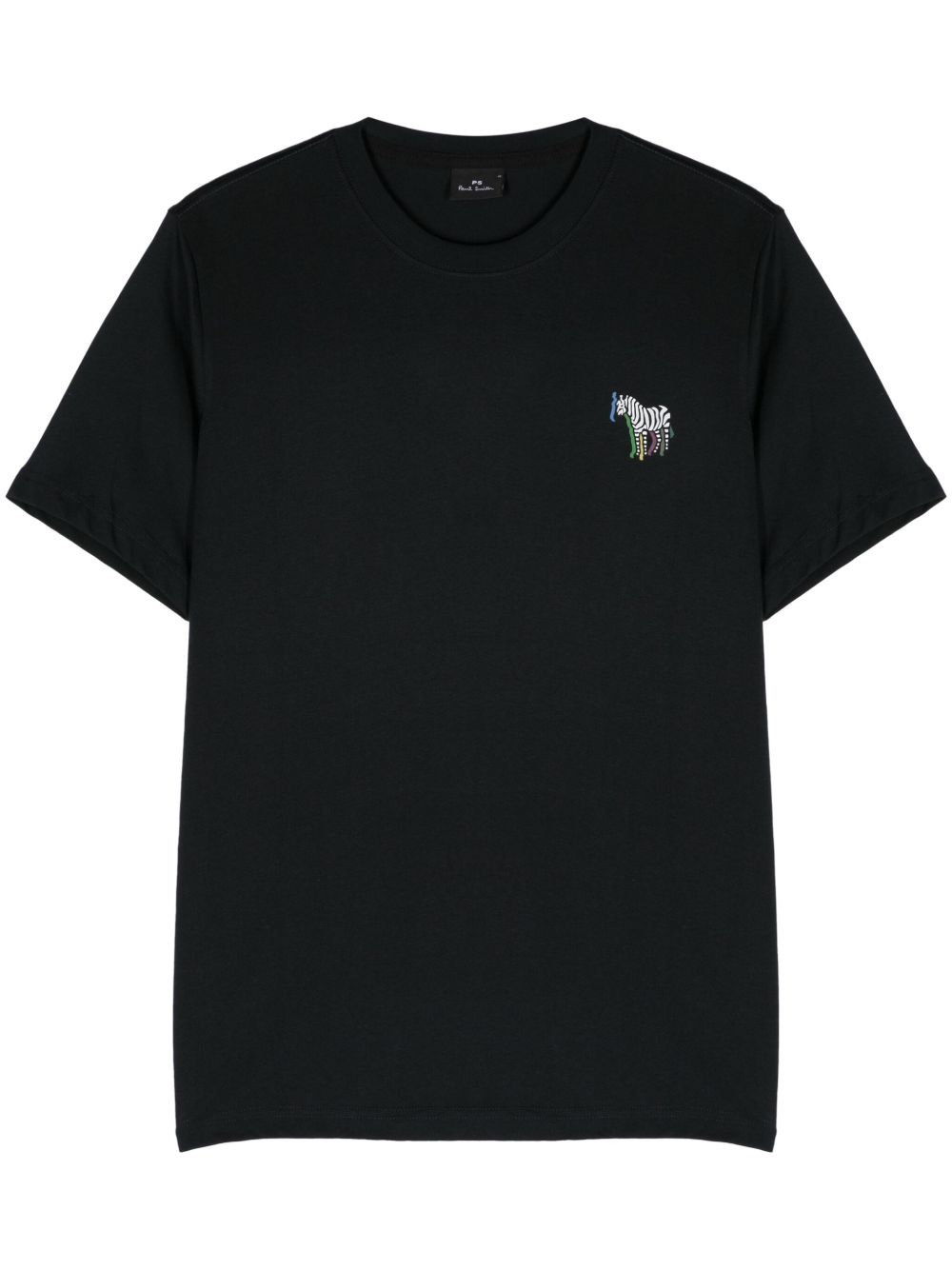 PS Paul Smith 3D Zebra 印花棉T恤 - 蓝色