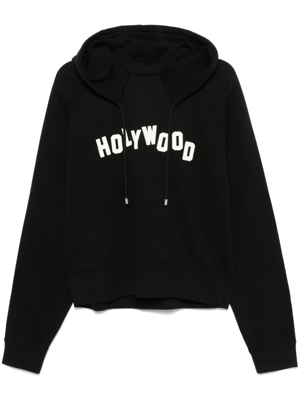 LOEWE Holywood 印花连帽衫 - 黑色