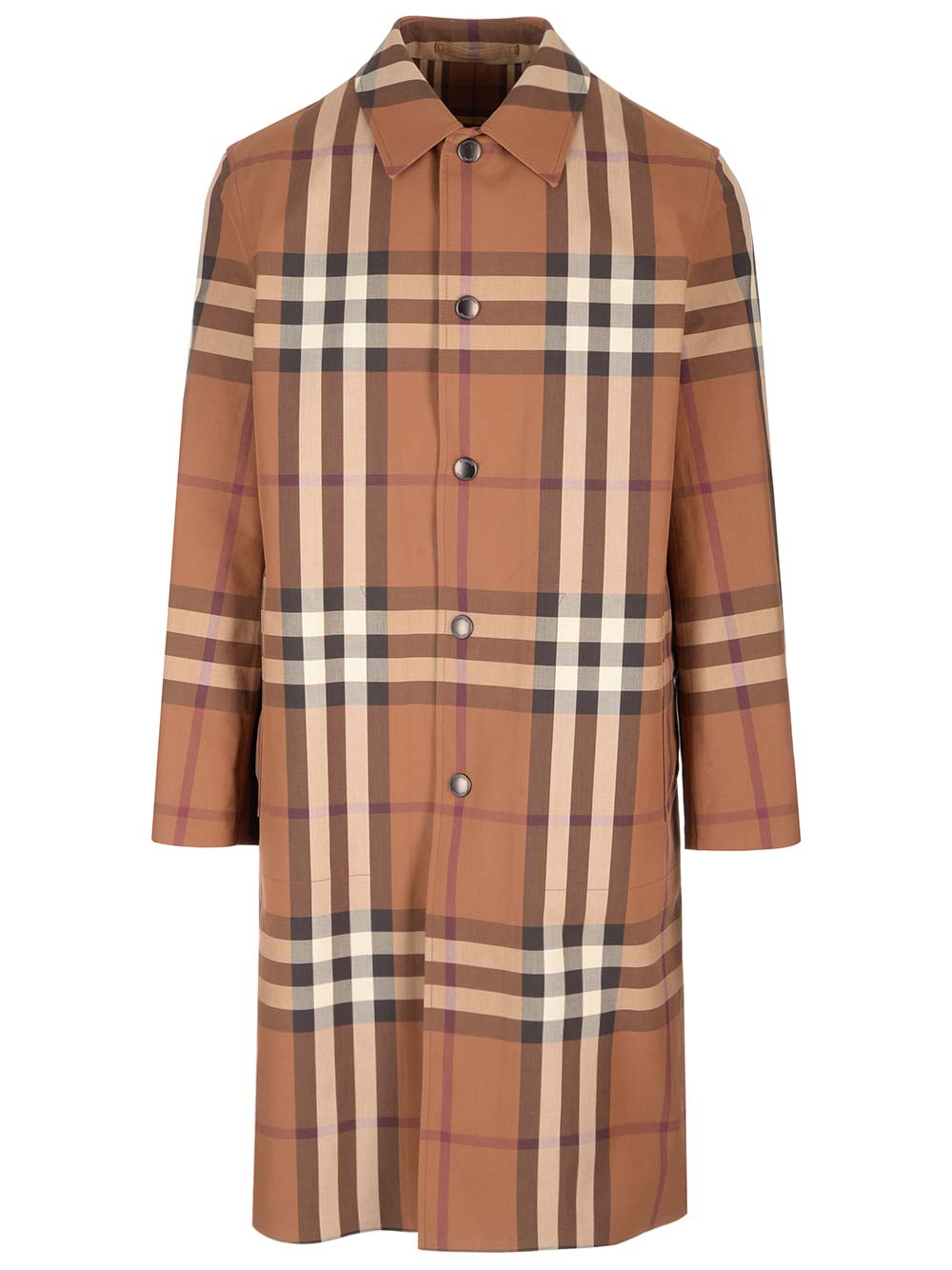 Burberry 双面穿风衣含格纹图案