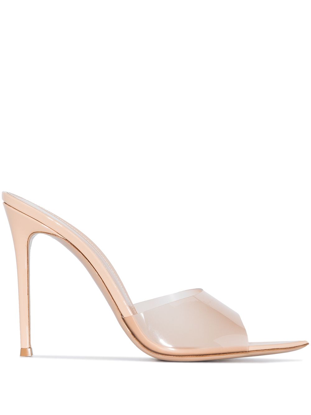 Gianvito Rossi Elle 高跟穆勒鞋 - 中性色
