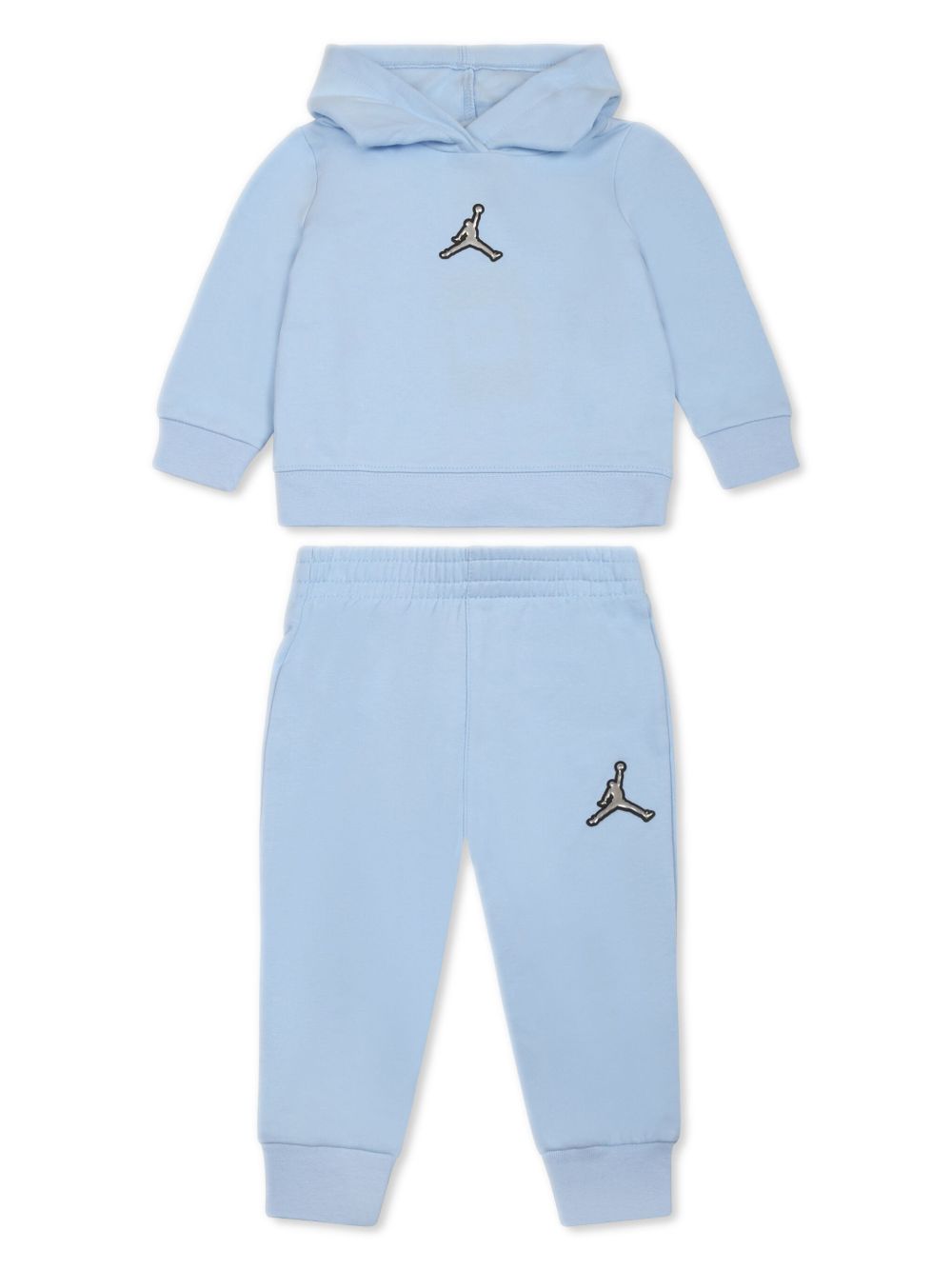 Jordan Kids appliqué tracksuit set - 蓝色