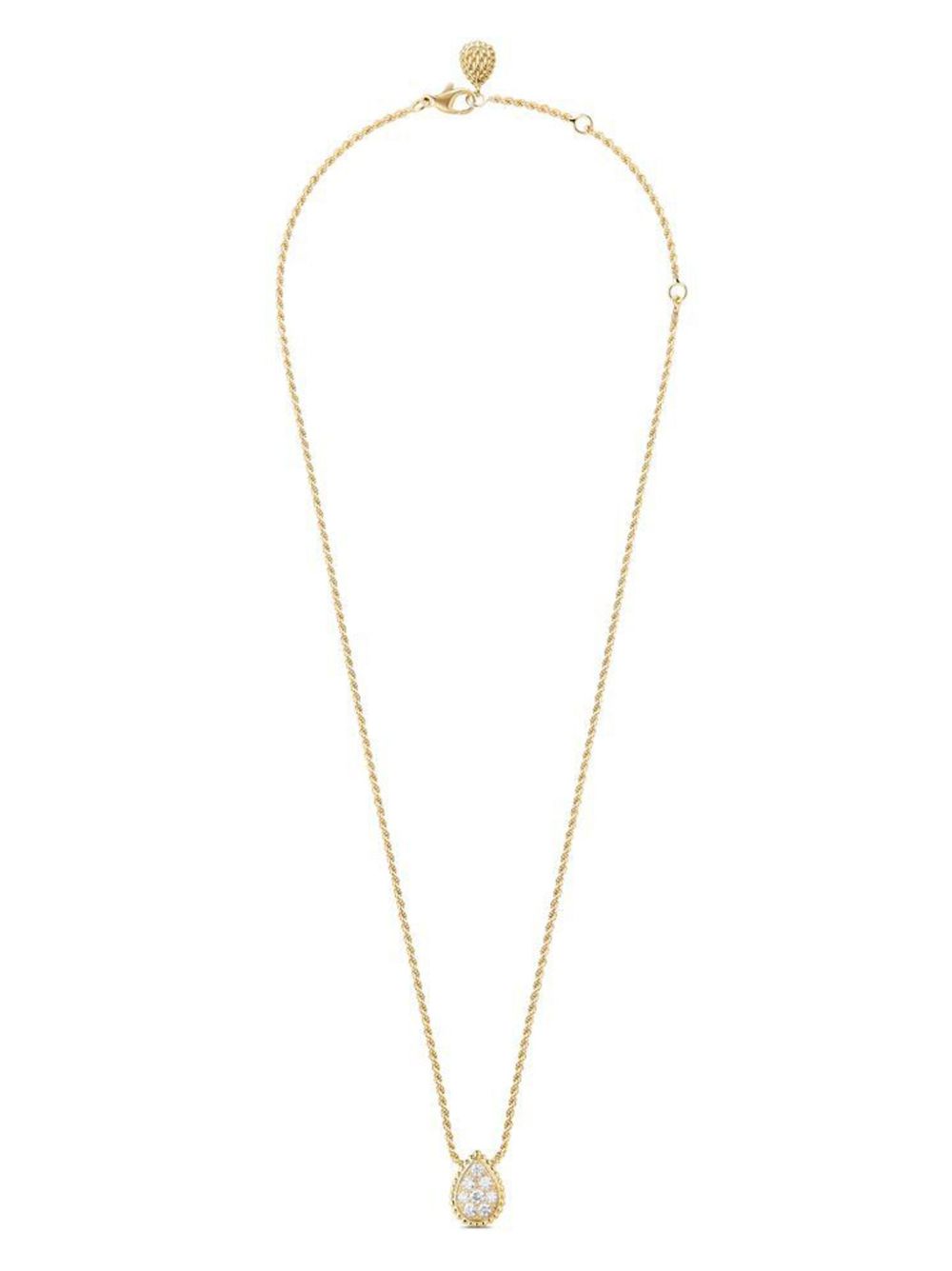 Boucheron 18K黄金钻石小号 Serpent Bohème 钻石项链 - 金色