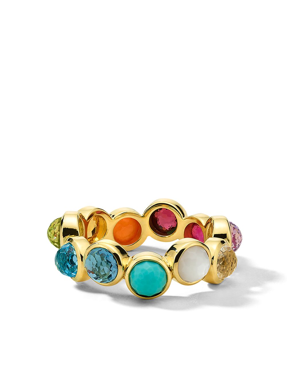 IPPOLITA Lollipop 18K黄金矿石镶嵌戒指 - 金色