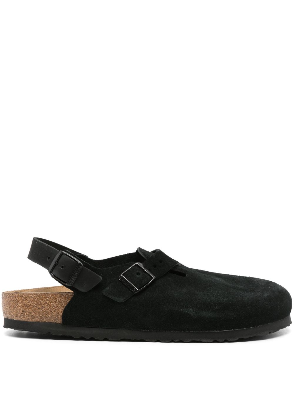 Birkenstock Tokyo II Suede 拖鞋 - 黑色