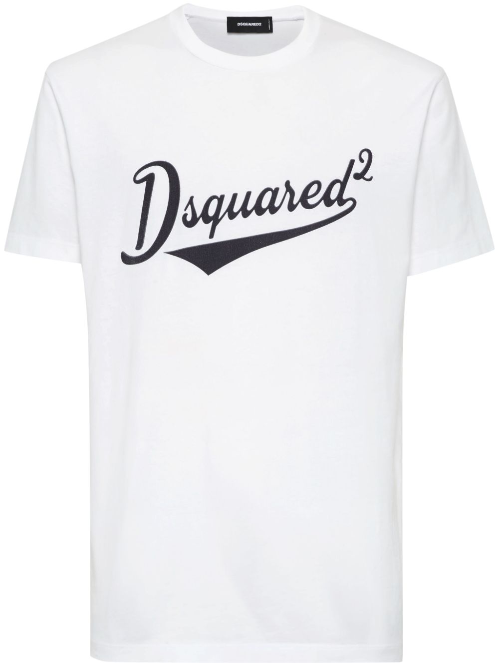 DSQUARED2 logo印花T恤 - 白色