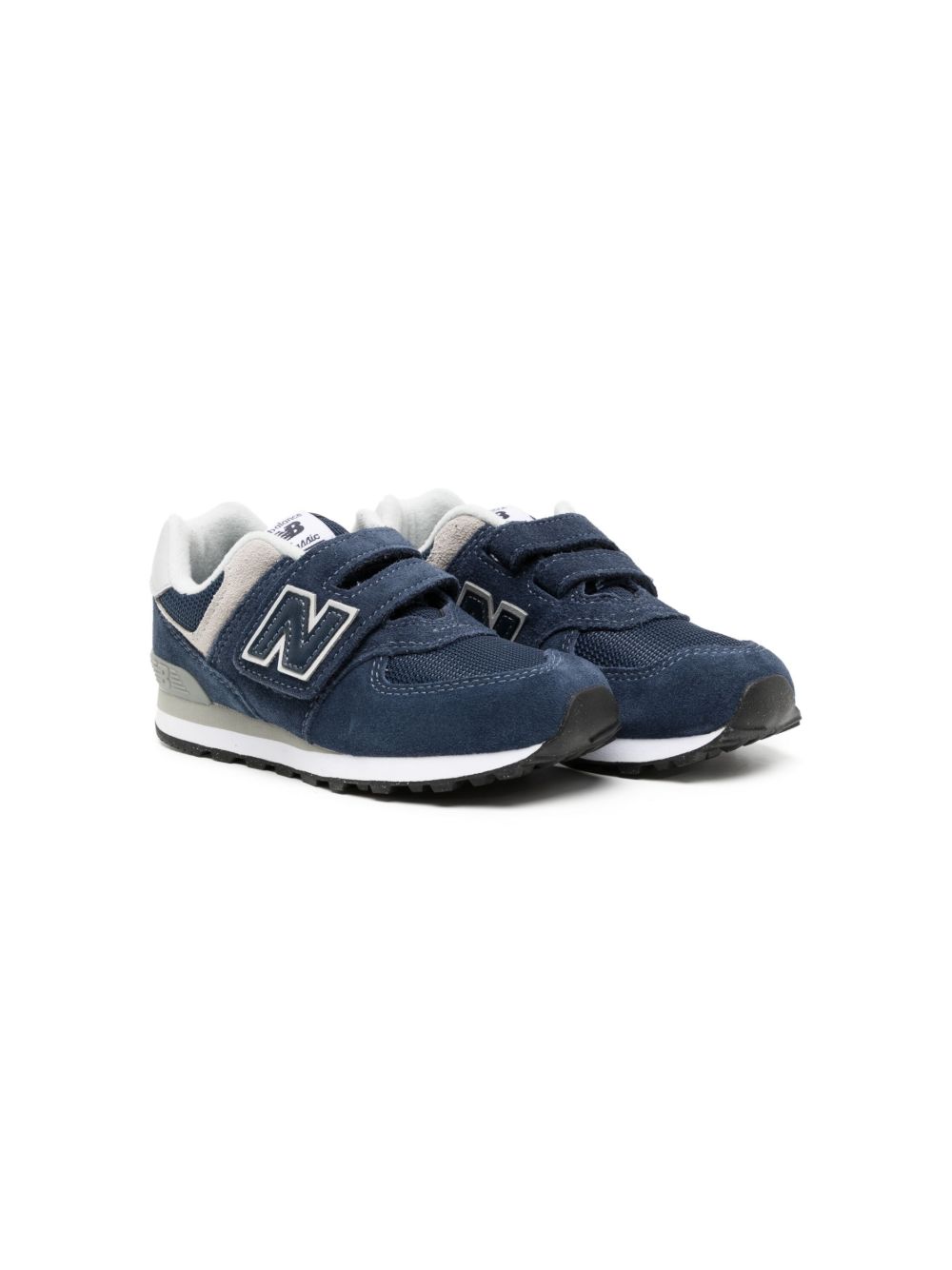 New Balance Kids 标贴运动鞋 - 蓝色