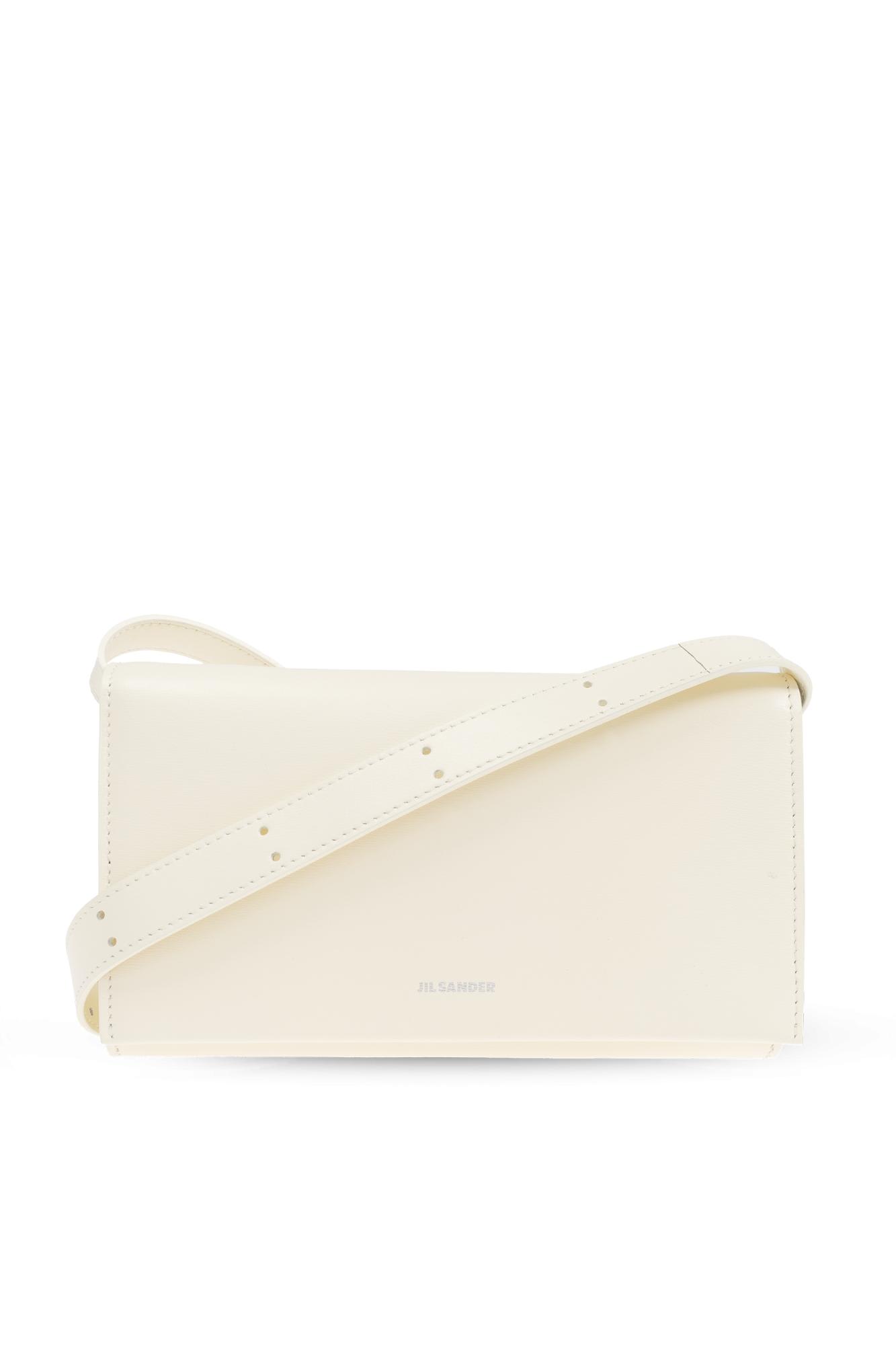 Jil Sander Leather Wallet On A Strap