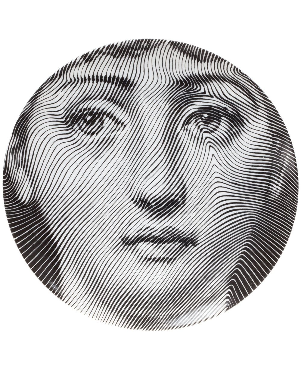 Fornasetti 盘子 - 灰色