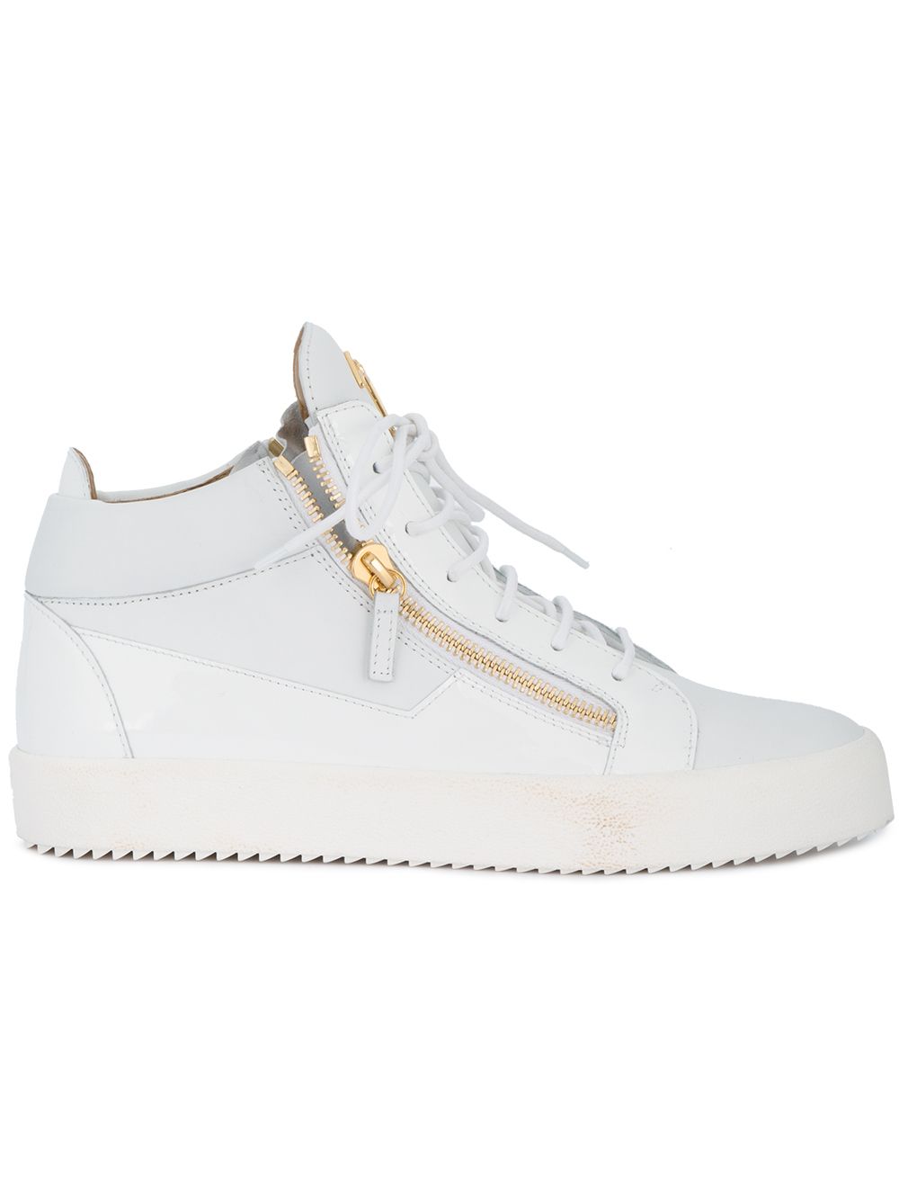 Giuseppe Zanotti Kriss高帮板鞋 - 白色