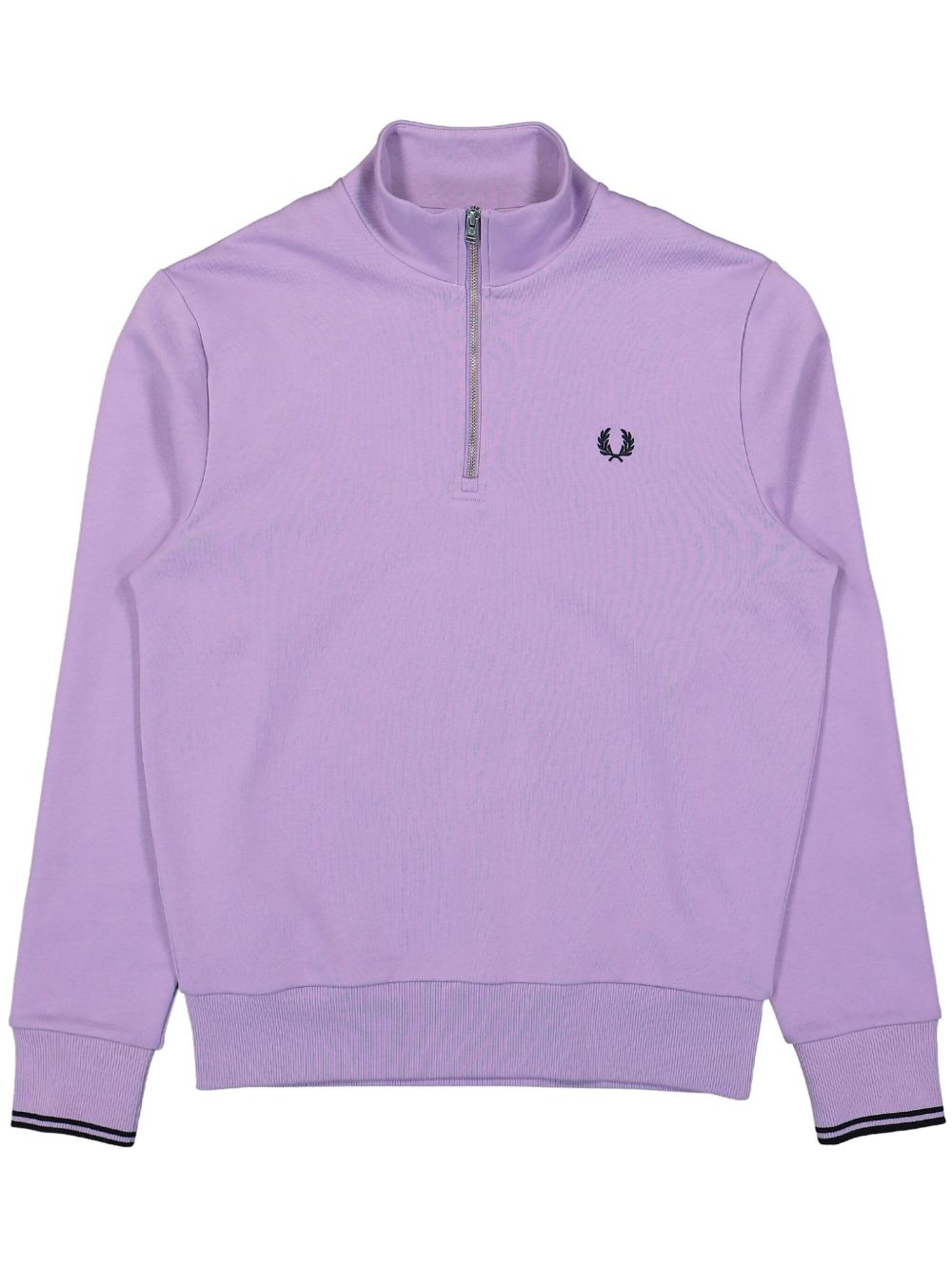 Fred Perry 拉链领卫衣 - 紫色