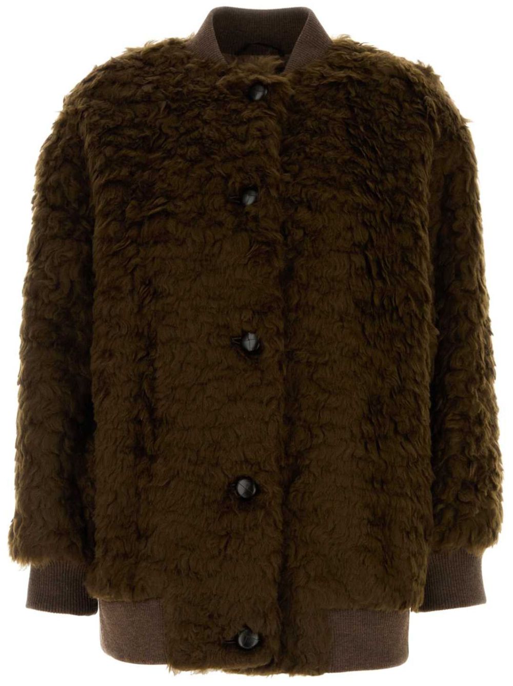 Weekend Max Mara Teddy 飞行员夹克 - 褐色