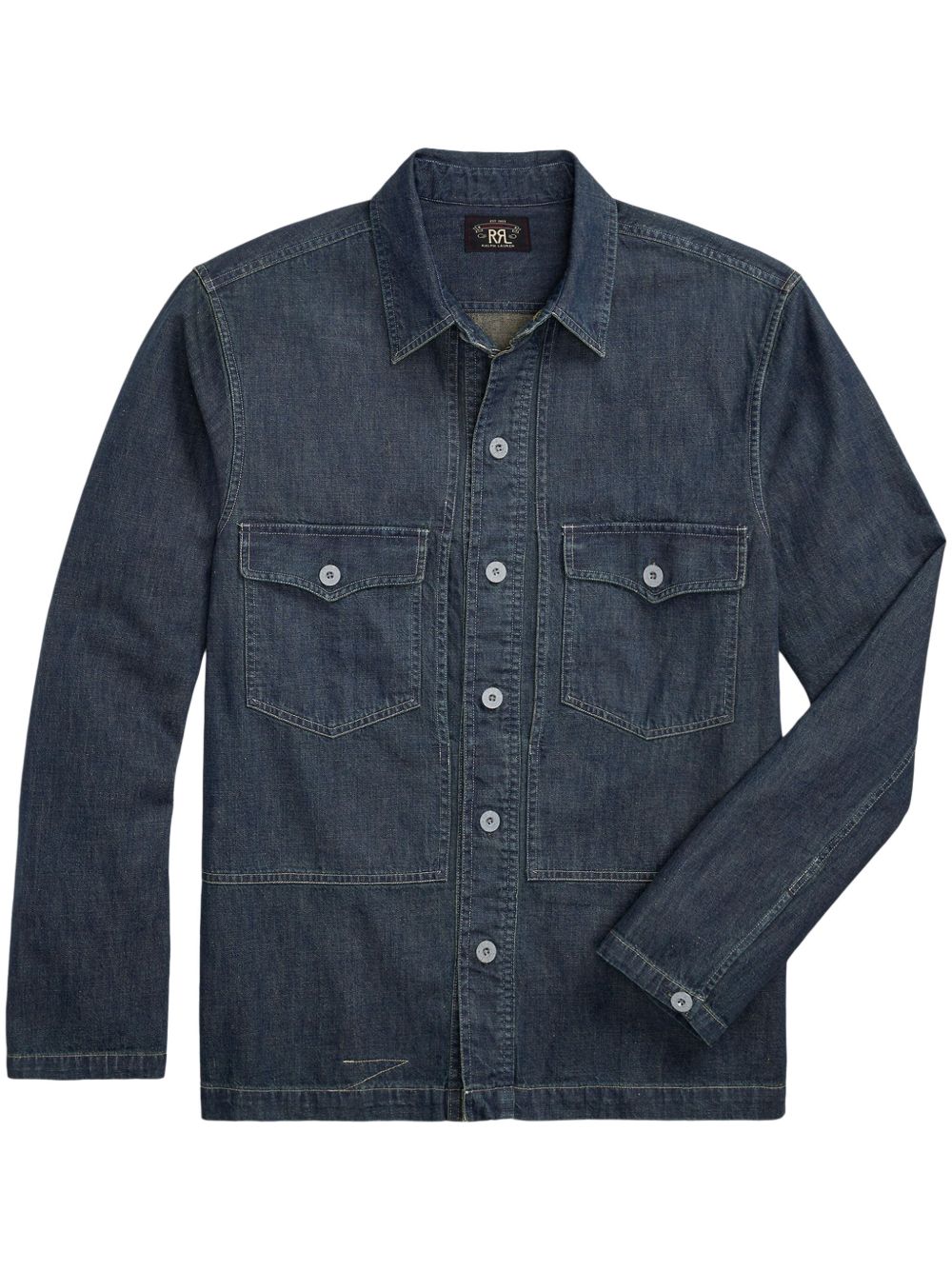 Ralph Lauren RRL 长袖纽扣衬衫 - 蓝色