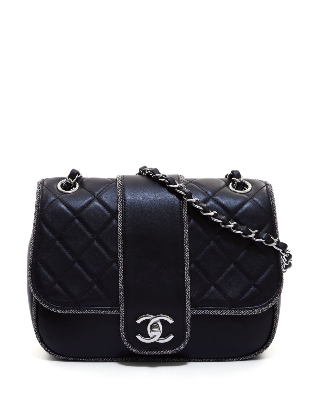 CHANEL Pre-Owned Elementary Chich 单肩包（2018-2019年典藏款） - 黑色