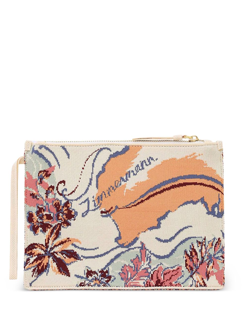 ZIMMERMANN jacquarded clutch bag - 中性色