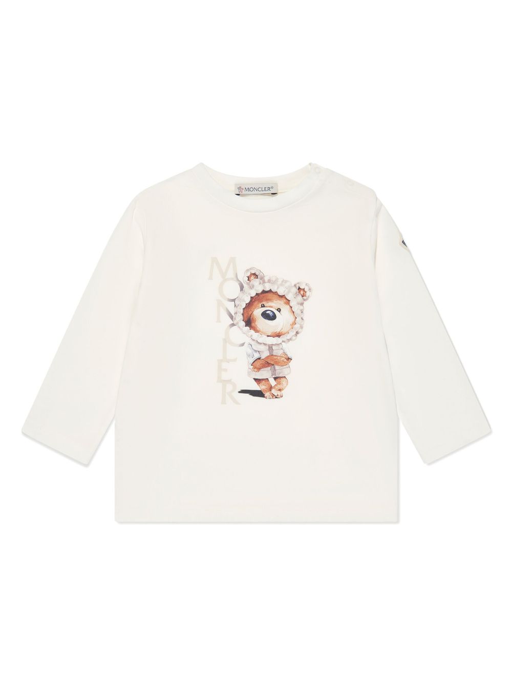 Moncler Enfant Teddy Bear T恤 - 中性色