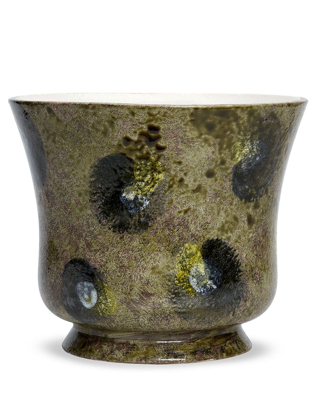 1882 Ltd Jesture 1 抽象图案印花花瓶 （21厘米 ） - 绿色