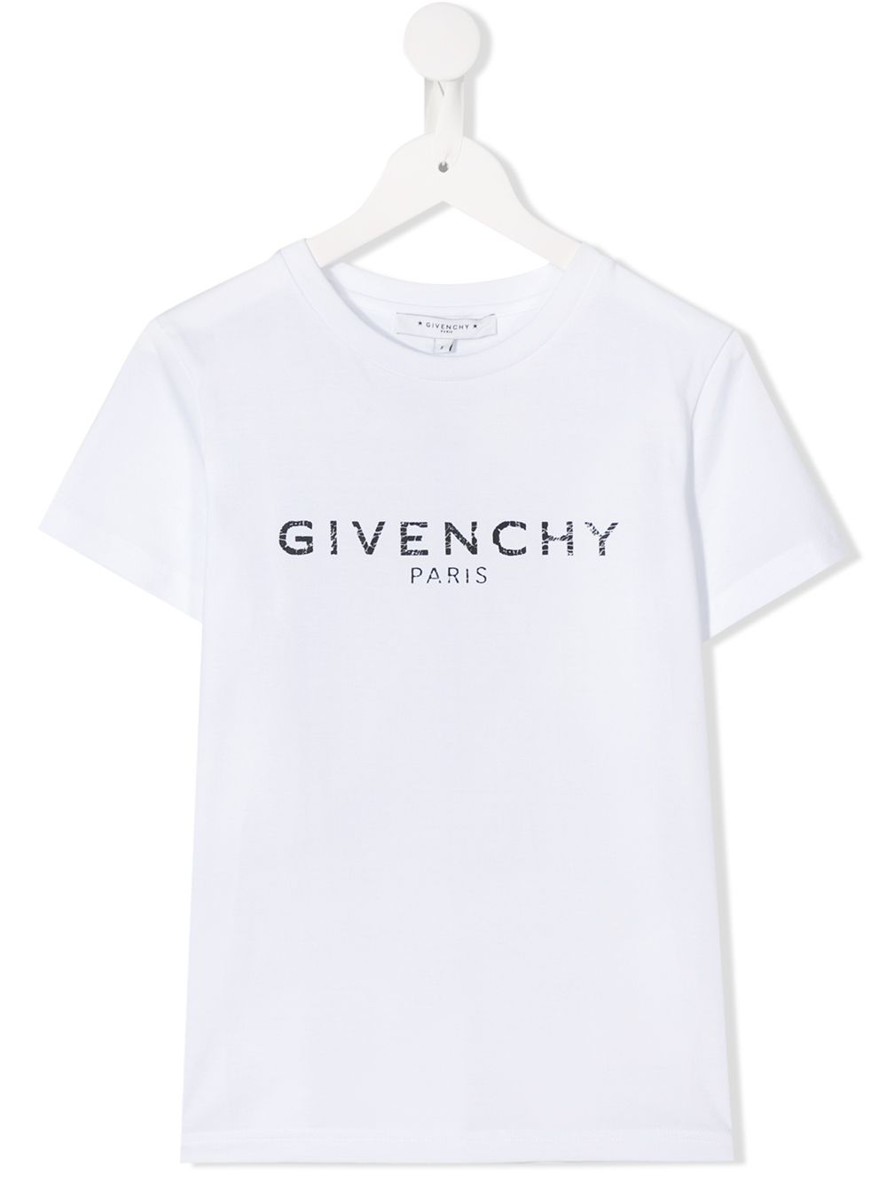 Givenchy Kids 纪梵希 logo印花T恤 - 白色
