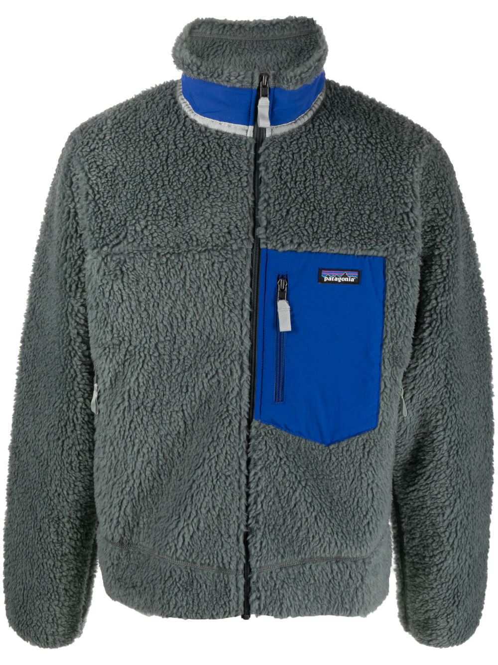 Patagonia Retro-X 人造皮毛一体夹克 - 绿色