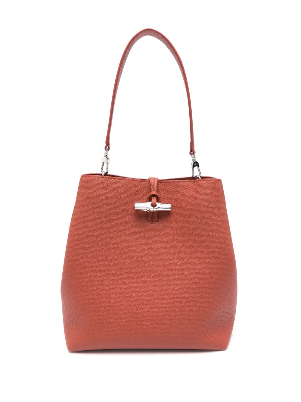 Longchamp Le Roseau 中号单肩包 - 红色
