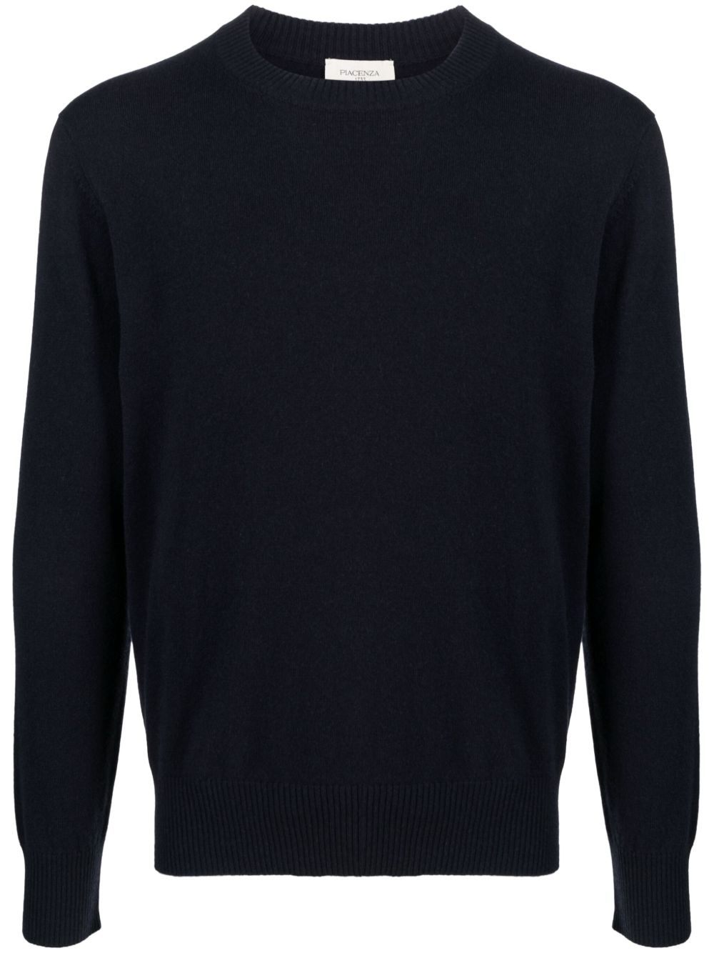 Piacenza Cashmere 圆领羊绒毛衣 - 蓝色