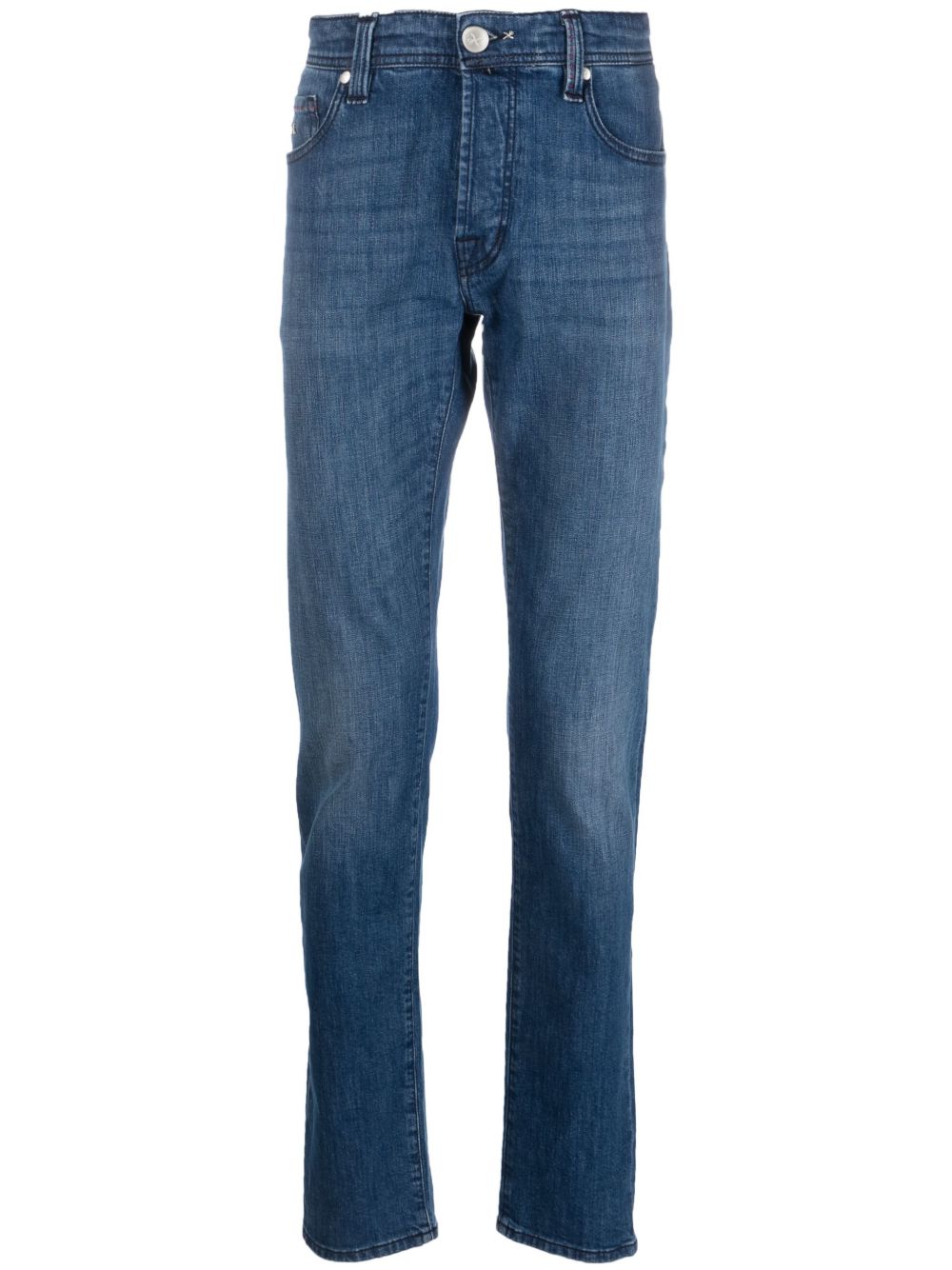 Sartoria Tramarossa Leonardo D214 直筒牛仔裤 - 蓝色