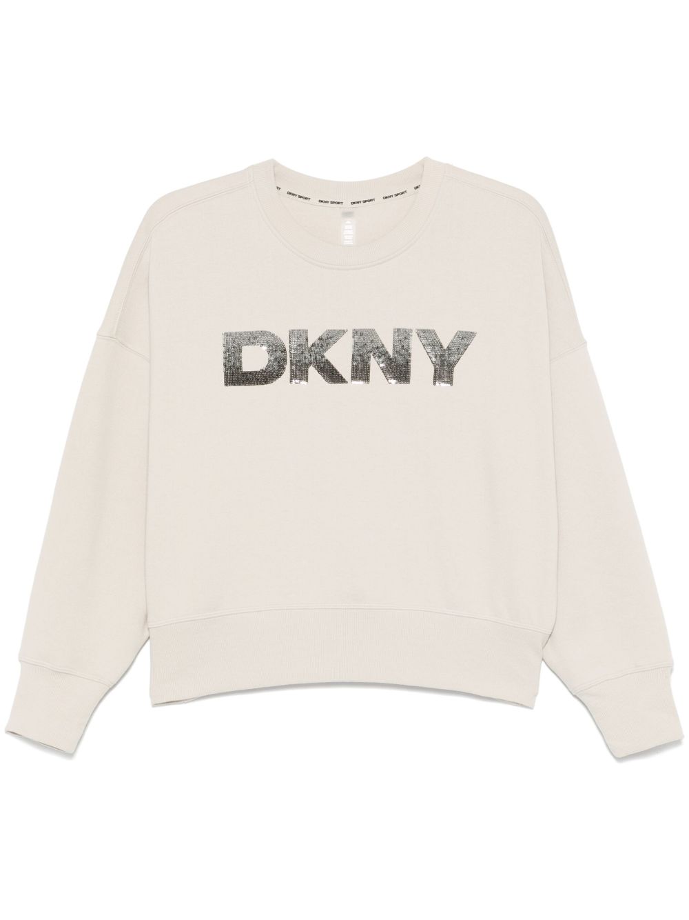 DKNY 亮片logo卫衣 - 中性色
