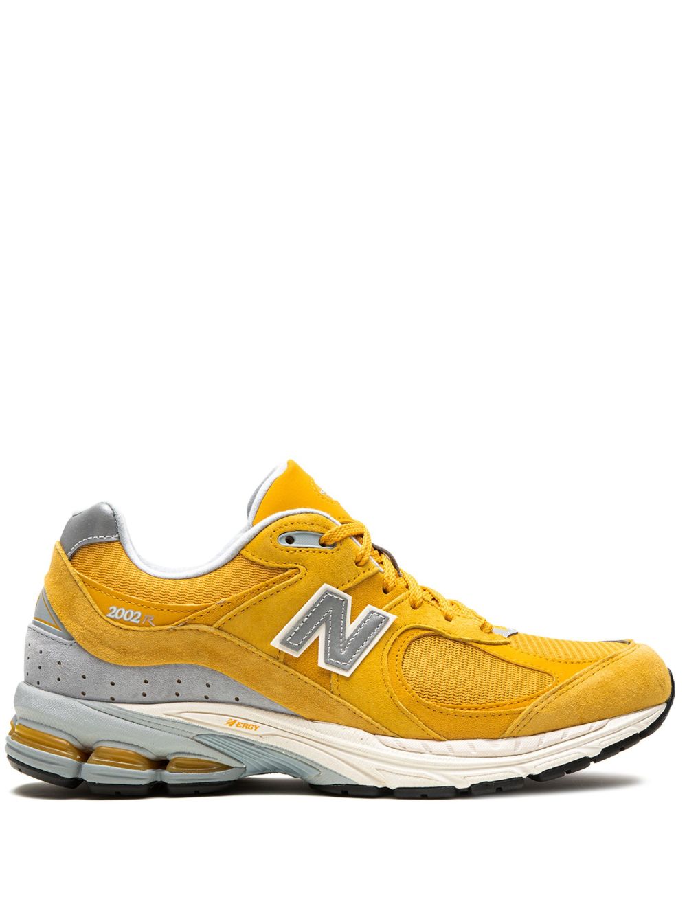New Balance 2002R 绒面皮运动鞋 - 黄色