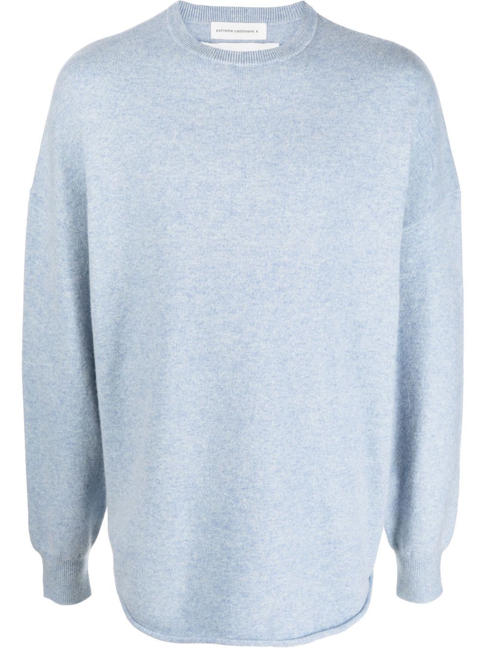 extreme cashmere 圆领密织毛衣 - 蓝色