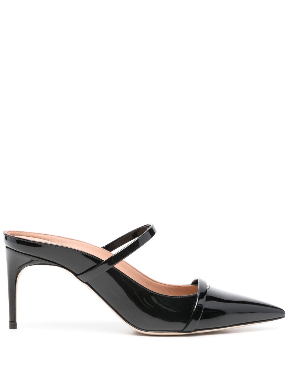 Malone Souliers Aurora 中跟穆勒鞋（7厘米） - 黑色