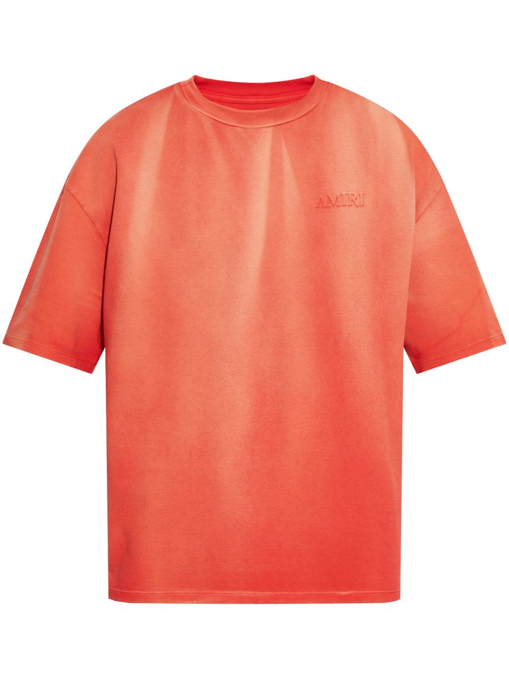 AMIRI logo刺绣T恤 - 红色