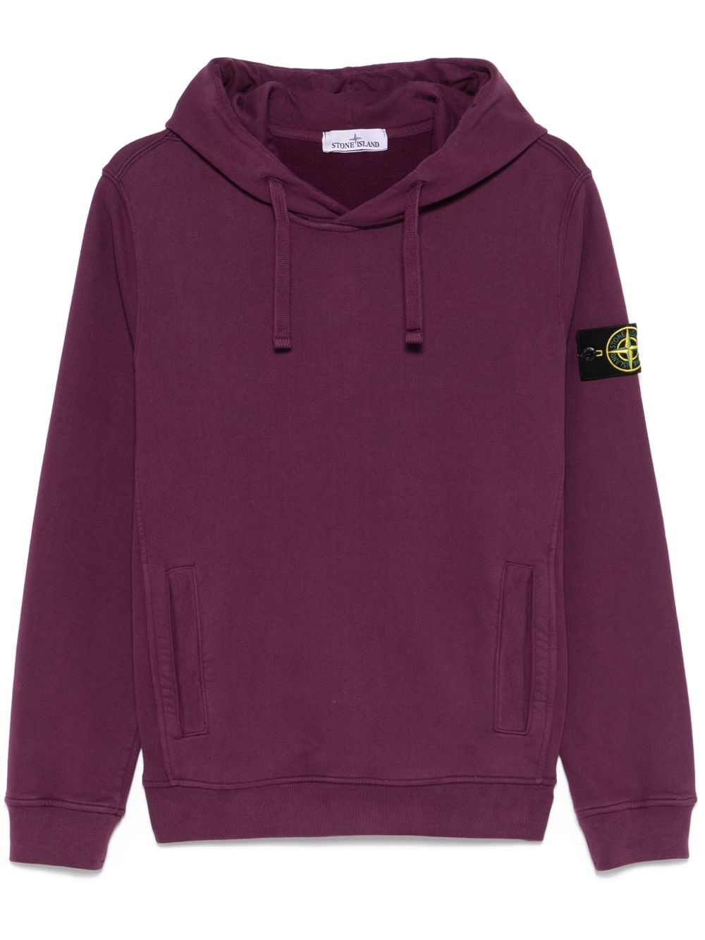 Stone Island 罗盘徽章连帽衫 - 紫色