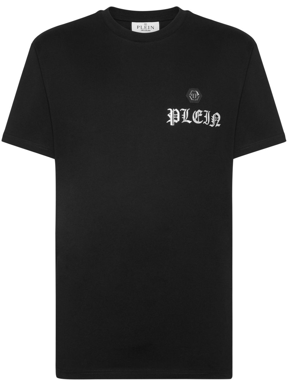 Philipp Plein 骷髅头晶饰T恤 - 黑色