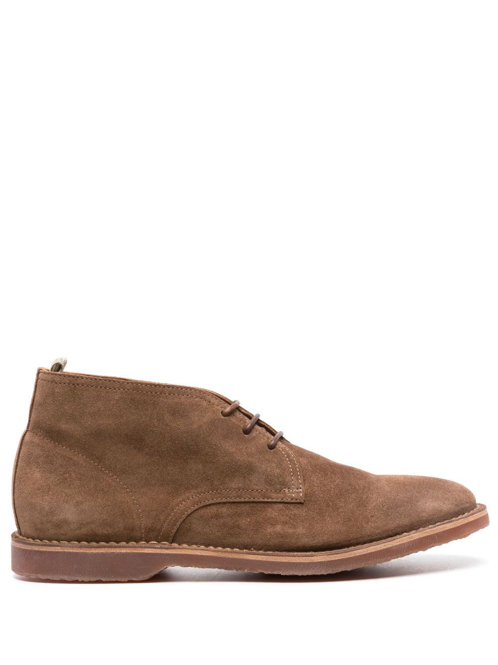 Officine Creative Kent 004 绒面皮及踝靴 - 褐色