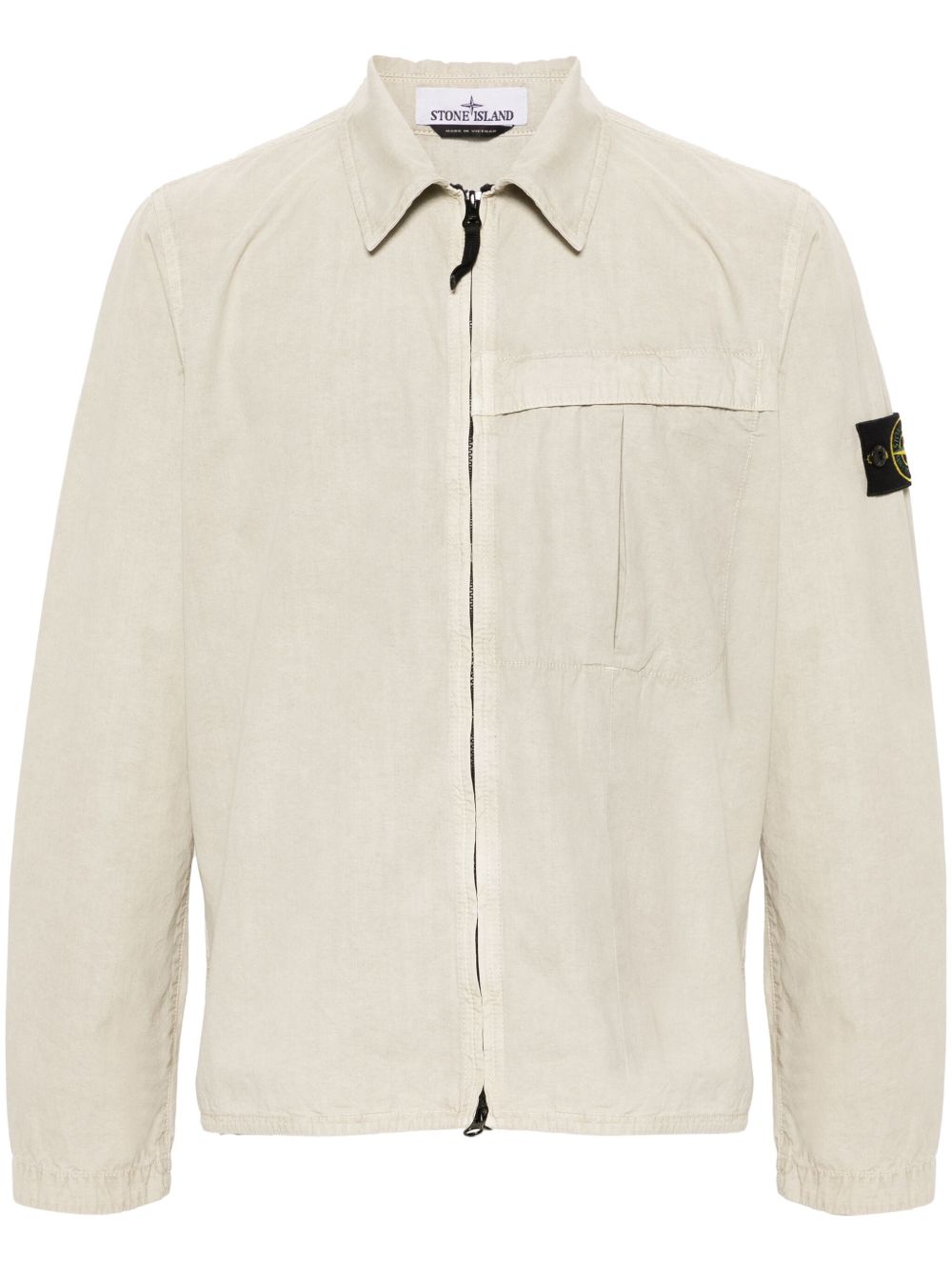 Stone Island 棉衬衫式夹克 - 中性色