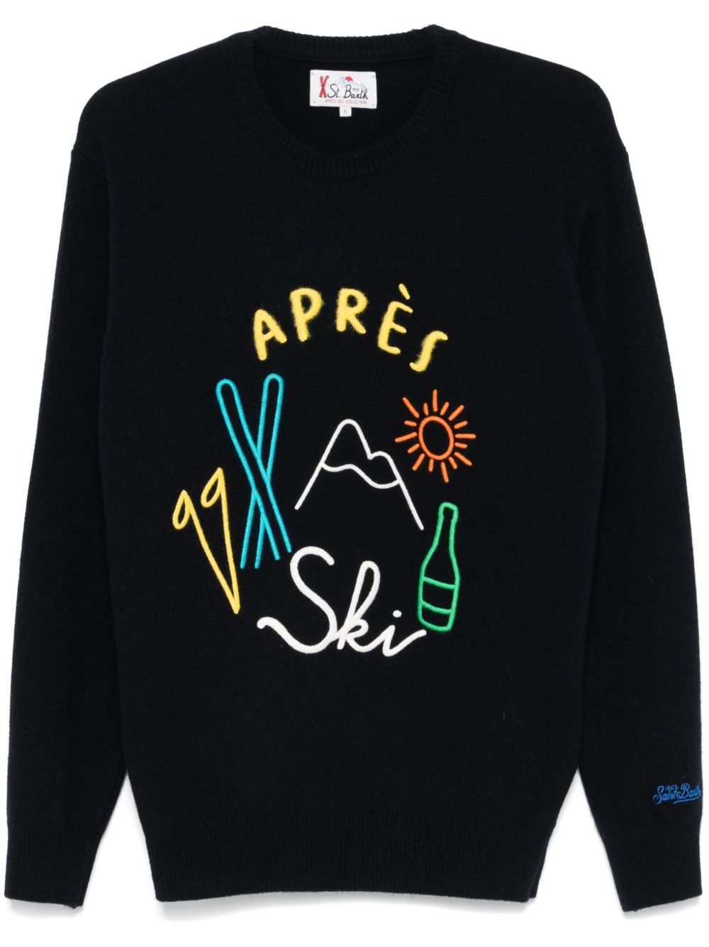 MC2 Saint Barth Aprés Ski 刺绣毛衣 - 蓝色