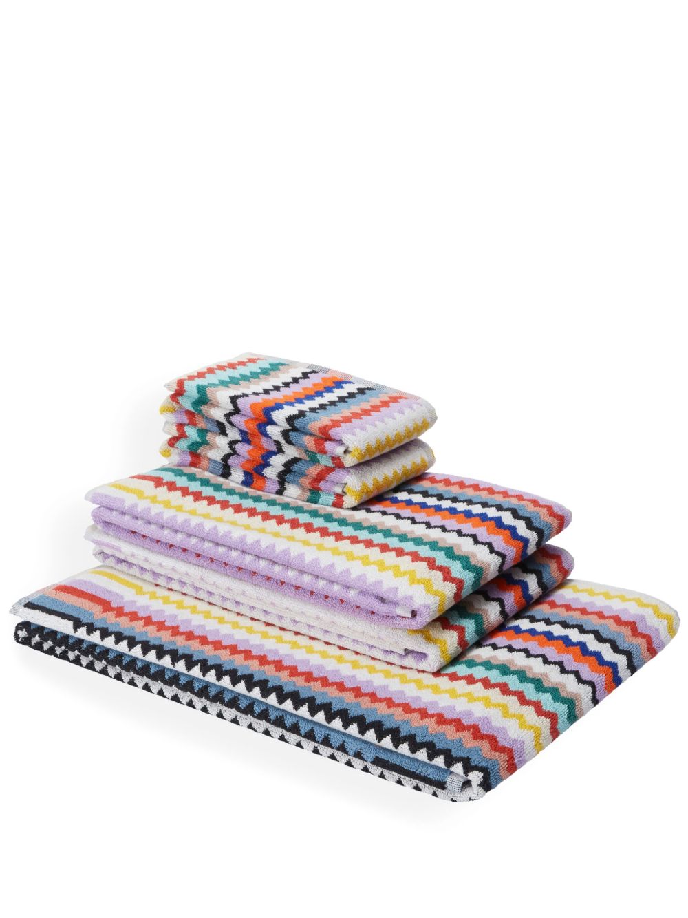 Missoni Home Riverbero 毛巾套装（五件装） - 中性色
