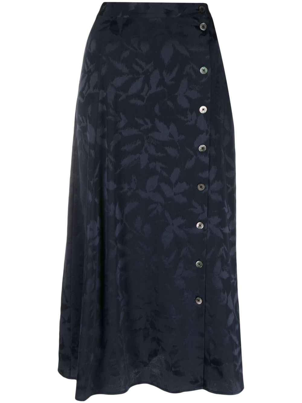 Zadig&Voltaire June Jac Ikat 真丝半身裙 - 蓝色