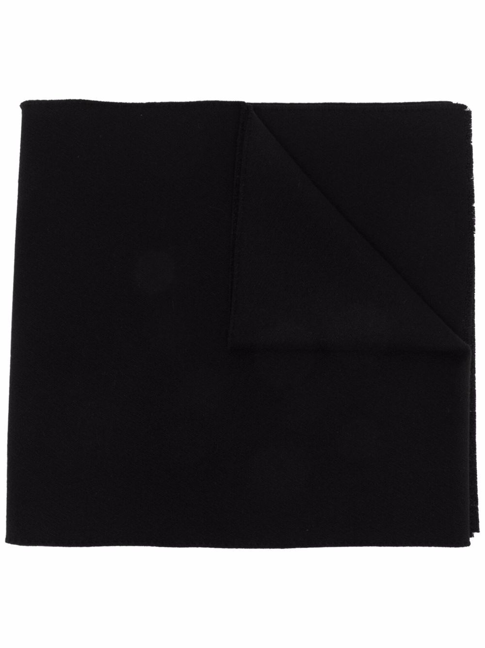 Givenchy 希腊风图案刺绣羊毛羊绒围巾 - 黑色