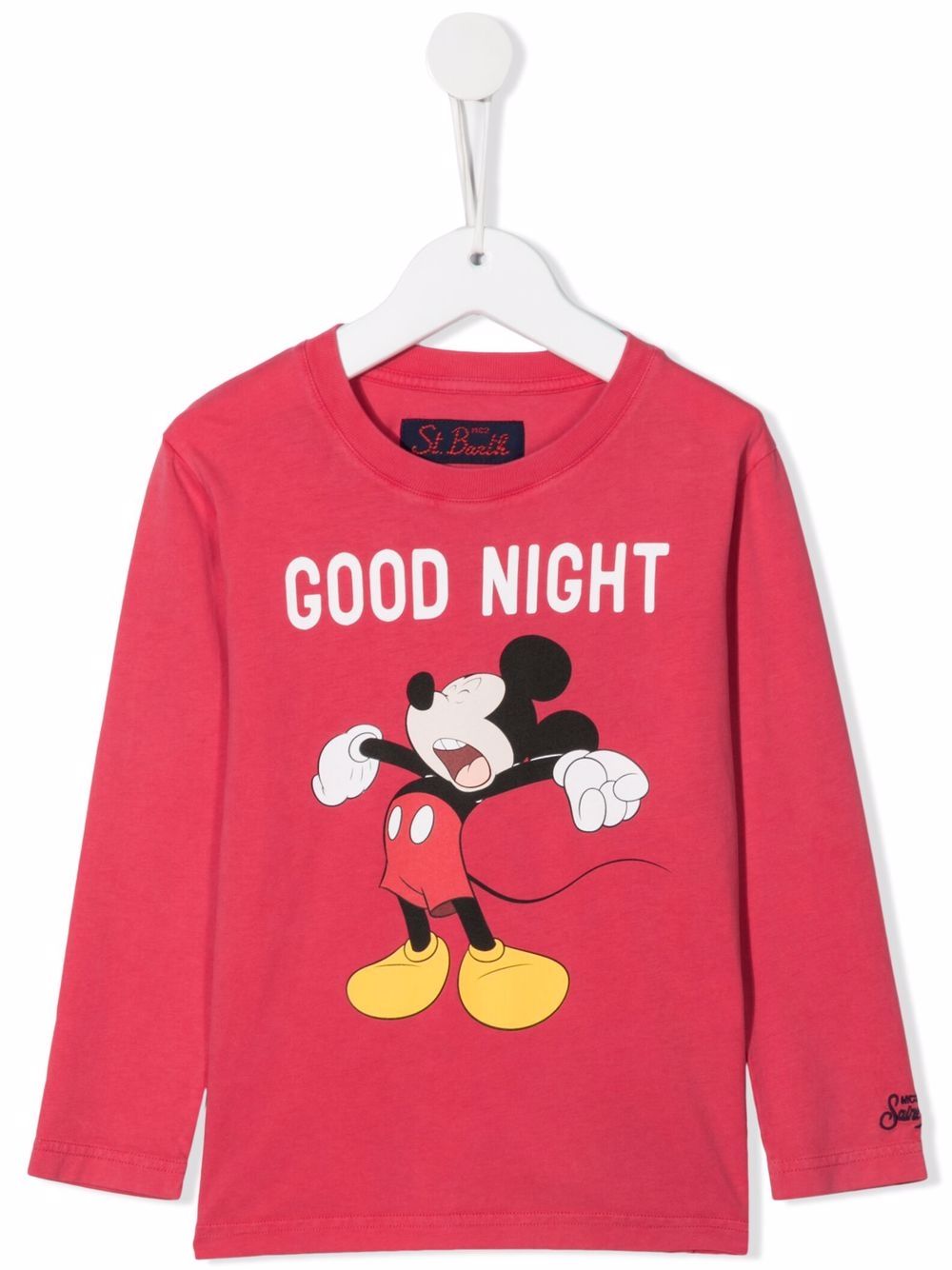 MC2 Saint Barth Kids Mickey 印花T恤 - 红色
