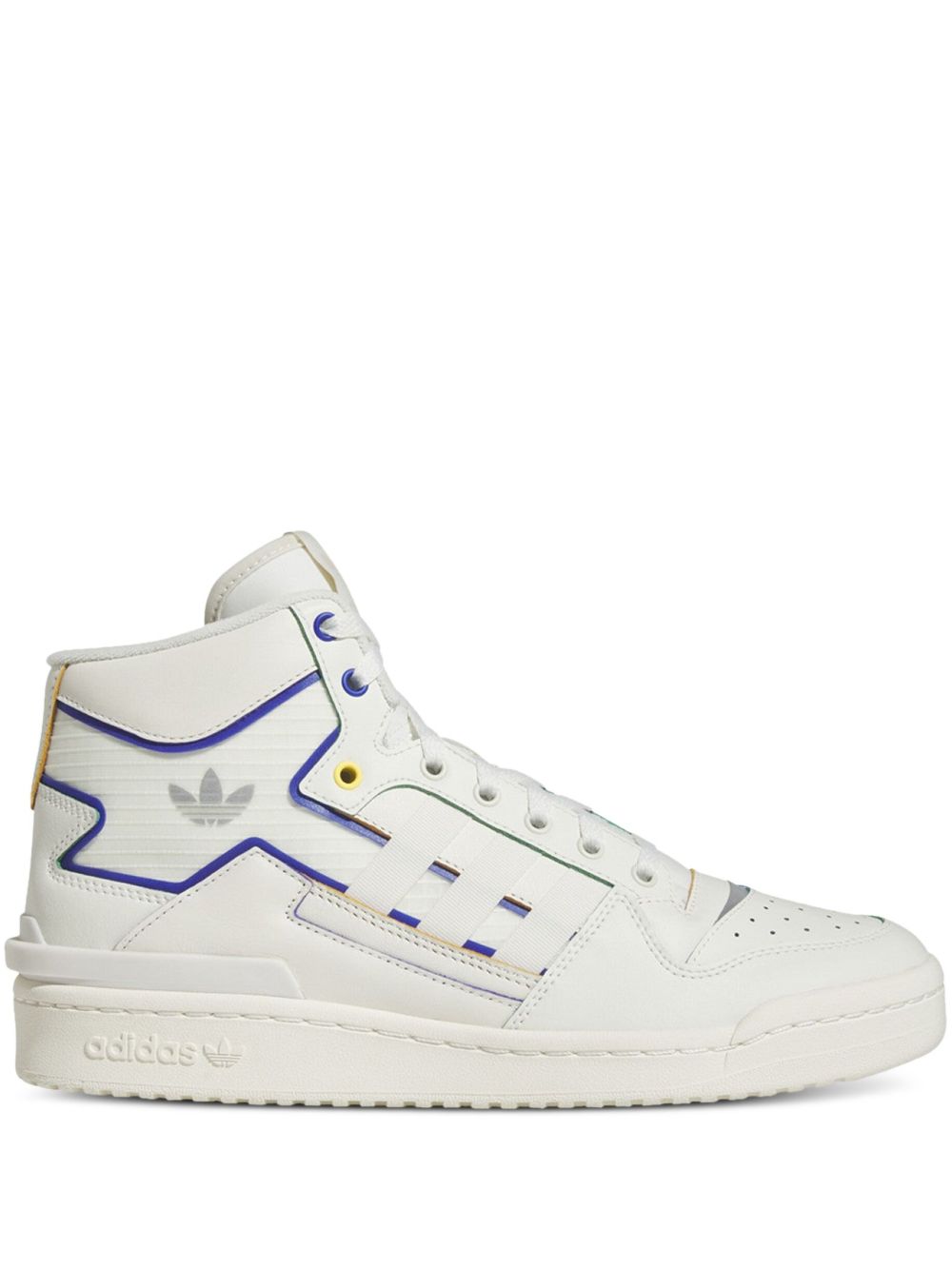 adidas Forum Exhibit Mid Blue 运动鞋 - 白色
