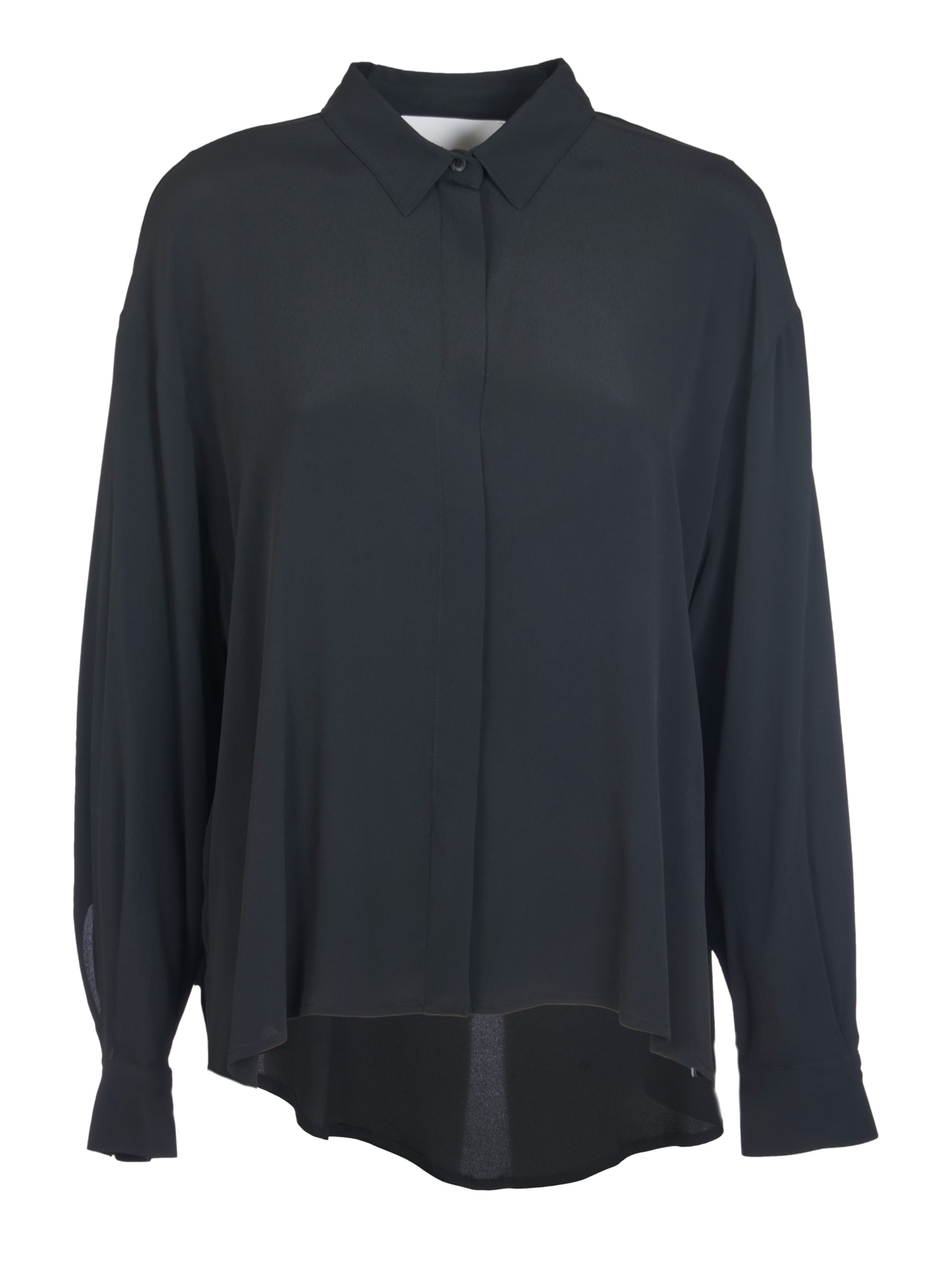 8PM Round Hem Plain Shirt