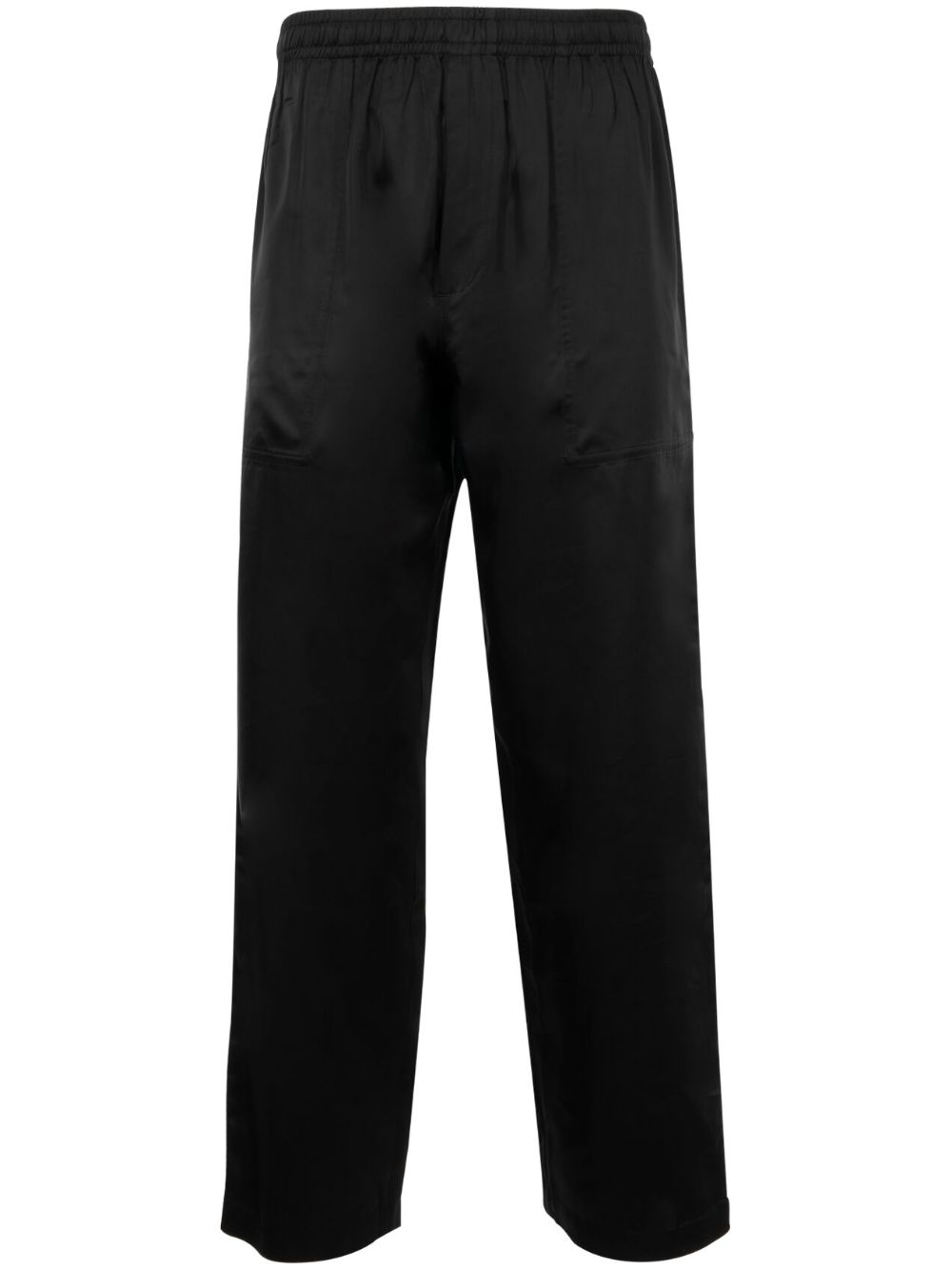 BODE satin track pants - 黑色
