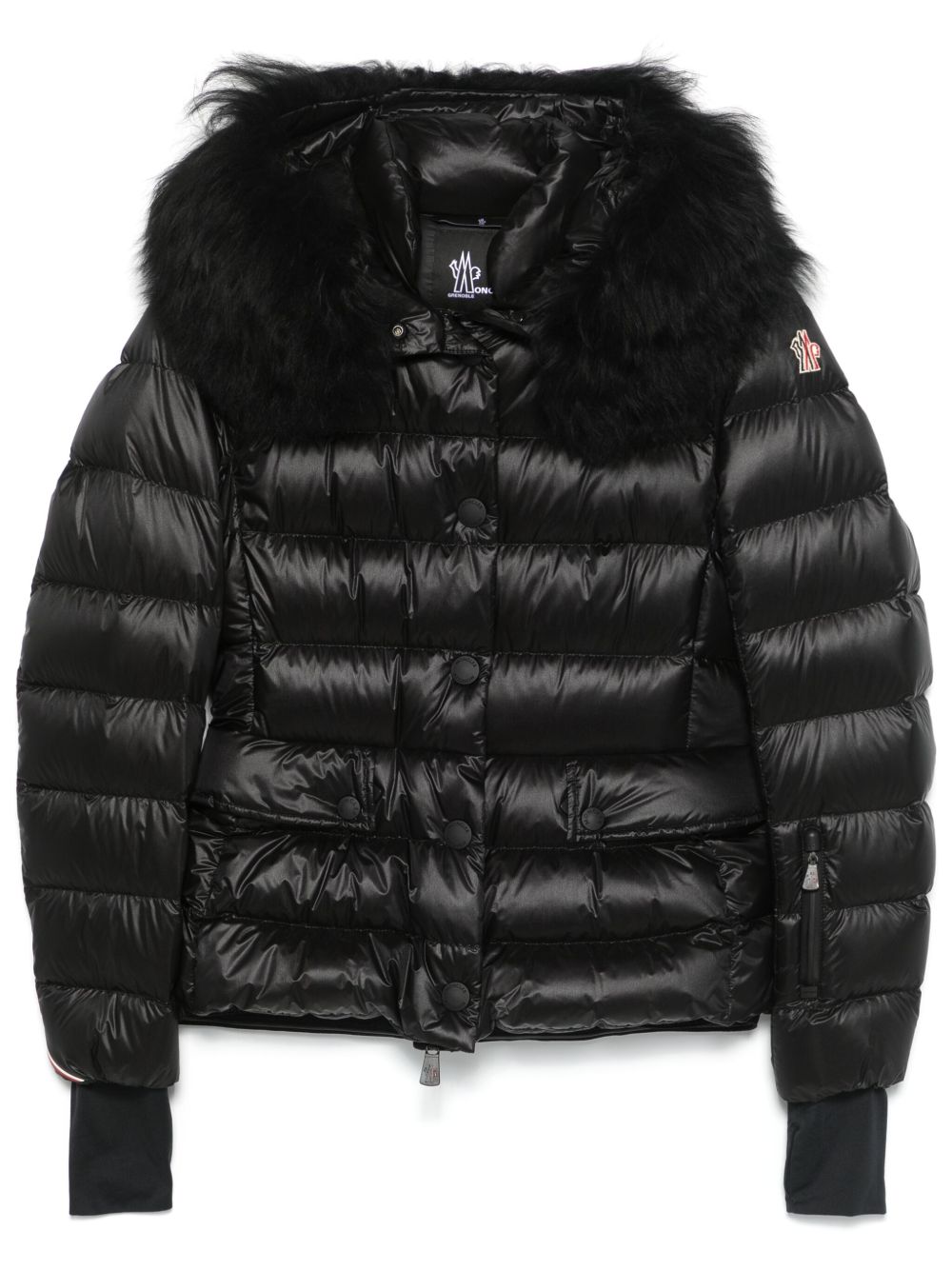 Moncler Grenoble Armoniques 蓬松夹克 - 黑色
