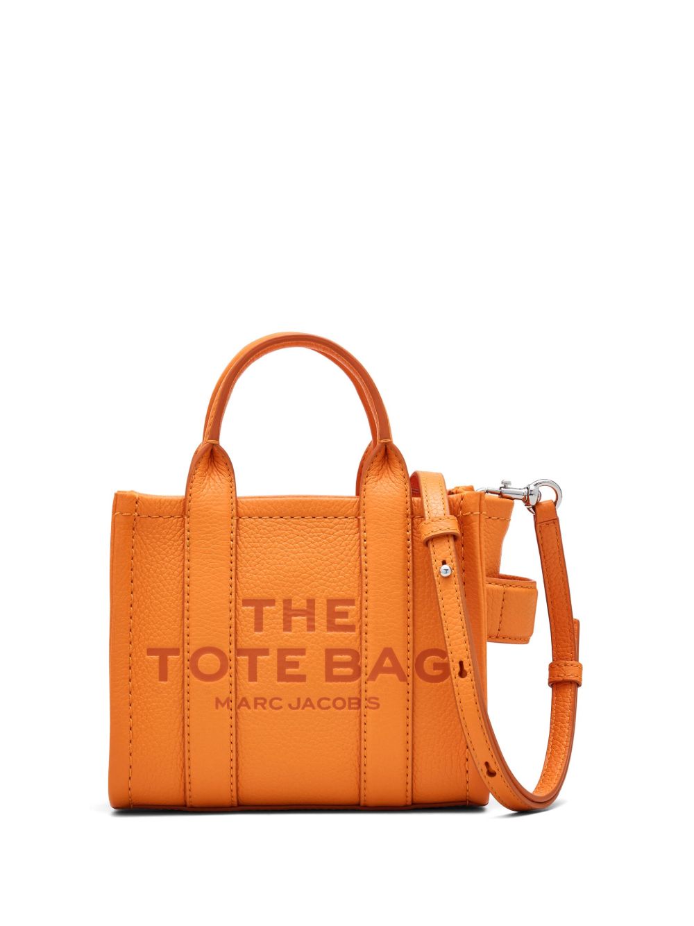 Marc Jacobs The Leather Crossbody Tote 手提包 - 橘色