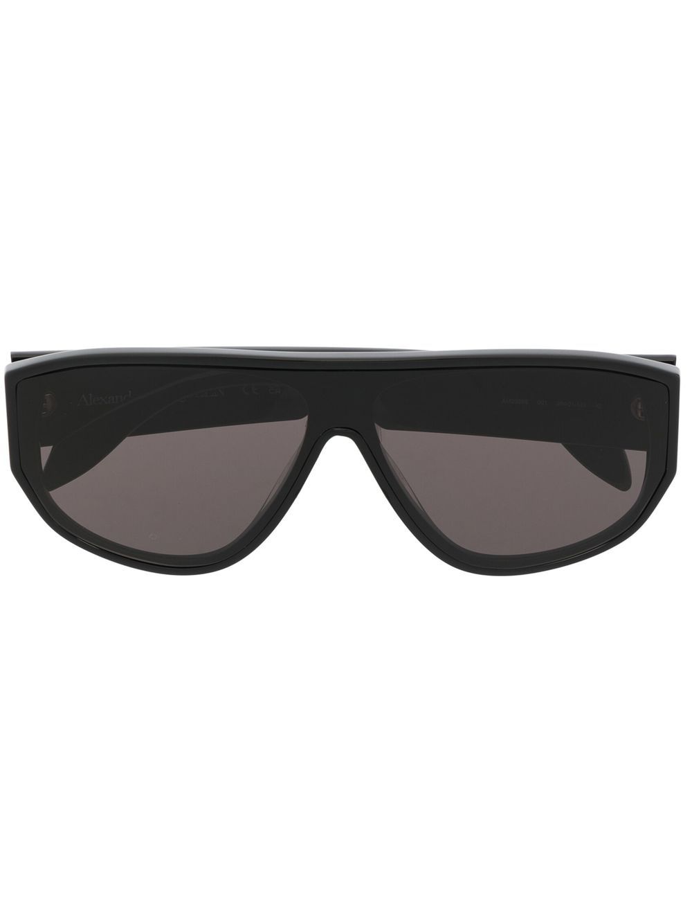 Alexander McQueen Eyewear 亚历山大·麦昆 超大镜框太阳眼镜 - 黑色