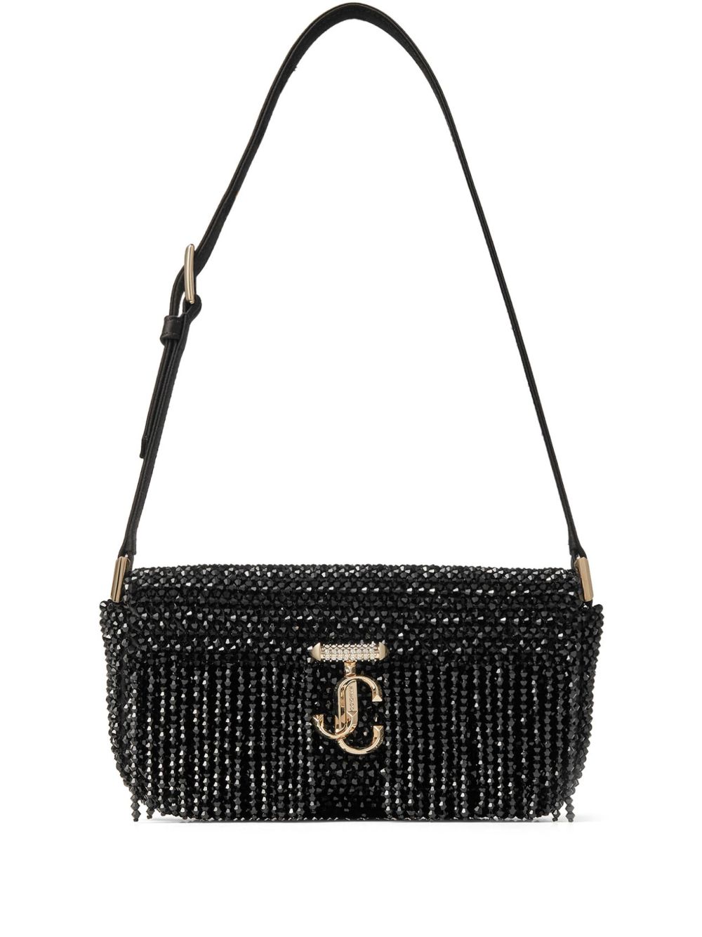 Jimmy Choo Avenue 迷你单肩包 - 黑色
